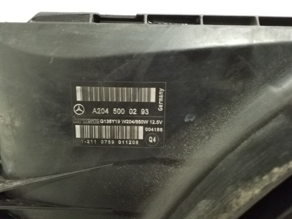 MERCEDES-BENZ GLK-Class X204 (2008-2015) Motorhűtő-ventilátor hűtője A2045000293, A2049066802 25199937