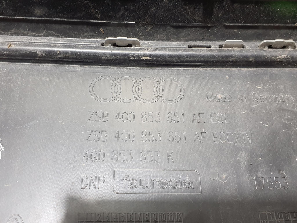 AUDI A6 C7/4G (2010-2020) Front Upper Grill 4G0853651AE 25273747