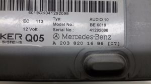 Mercedes Benz CLC-Class 203 (2001–2007) Radio (head unit) A2038201686 - 3