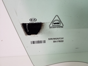 Kia XCEED I (2019–2026) Front door glass - 2