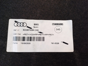 AUDI A1 GB (2018–2026) Trunk interior trim 82A867428A - 3