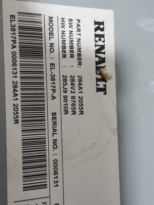 RENAULT Espace VI (2023–2026) Control unit 284A12055R - 2