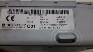 Mercedes Benz CLK-Class 209 (2002–2009) Radio (head unit) A6398200186 - 3