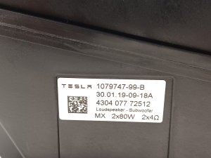 Tesla Model 3 3 (2016–2024) Speaker 1079747-99-B - 3