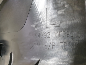 LEXUS RX AGL2 (2015–2022) Sonstiges Teil der Heckklappe 647920L090 - 2