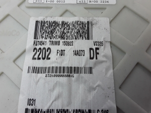 Ford Transit Connect II (2013–2026) Komfortsteuergerät F1DT14A073DF - 2