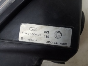 Skoda Octavia III (2013–2019) Front daytime running light 7192100001 - 3