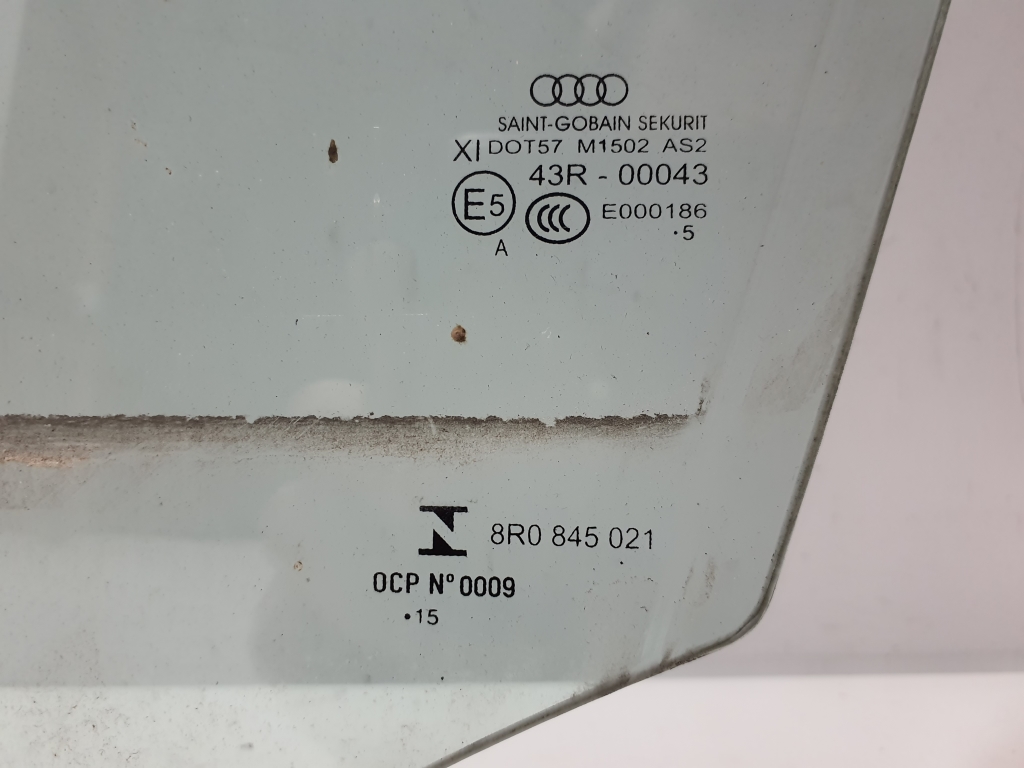 AUDI Q5 8R (2008-2017) Priekinių kairių durų stiklas 8R0845021 25578184