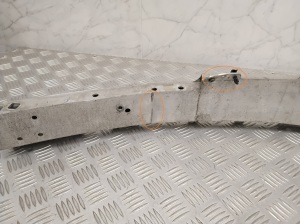 Mercedes Benz C-Class 205 (2014–2021) Front bumper reinforcement A2056202034 - 3