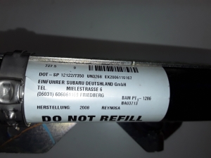 Subaru Impreza (2007–2012) Katuse turvapadi 121227350 - 2