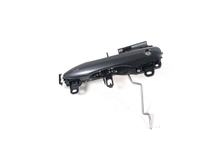   Front door external opening handle and its details  -  