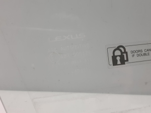 LEXUS NX H20 (2021–2026) Priekšējo durvju stikls 6810178090 - 2
