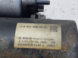 Mercedes Benz E-Class W212 (2009–2015) Anlasser A6519062800 - 2