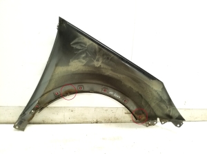 Kia Sportage (2010–2016) Front fender 663113W000 - 3