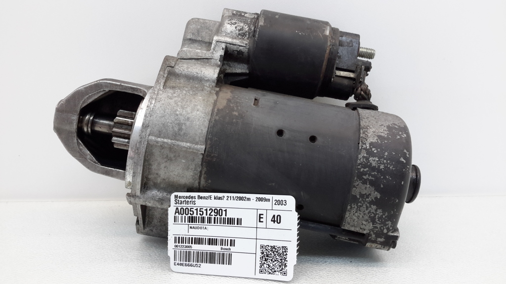 MERCEDES-BENZ E-Class W211/S211 (2002-2009) Starter Motor A0051512901 20971237