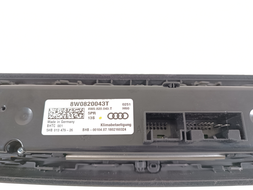 AUDI A4 B9/8W (2015-2024) Unité de climatisation 8W0820043T 25946289