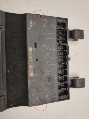 Mercedes Benz CL-Class 215 (1999–2006) Front seat control unit A2158202726 - 2