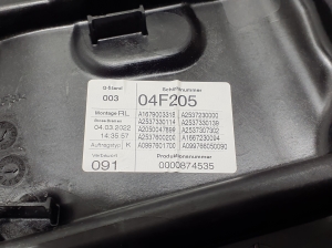 Mercedes Benz GLC-Class 253 (2015–2019) Aizmugurējo durvju logu pacēlājs A2537330114 - 3