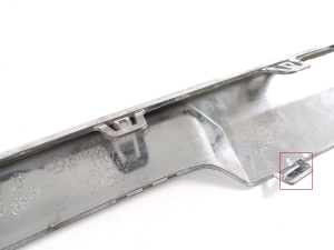Mercedes Benz GLE-Class 166 (2015–2018) Rear bumper chrome trim A1668857622 - 5