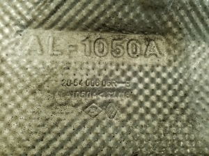 RENAULT Captur (2013–2019) Hitzeschutzblech Schalldämpfer 205400606R - 2