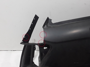 Mercedes Benz C-Class 204 (2007–2014) Kotflügel hinten und seine Teile A2046370444 - 4