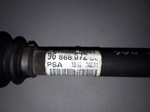 Peugeot 508 (2010–2017) Front drive shaft and its parts 9686867280 - 2