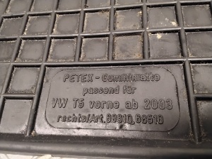 Volkswagen Multivan V (2003–2026) Floor mats - 2