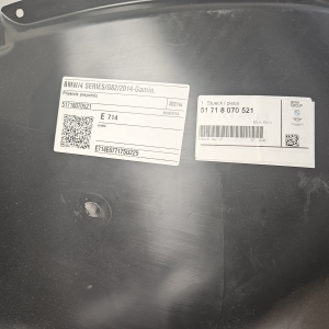 BMW 4 SERIES G82 (2014–2026) Priekšējais apakšspārns 51718070521 - 3