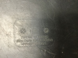 Opel Astra H (2004–2010) Unterbodenschutz vorne 13114646 - 5