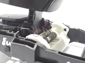 VOLVO C 40 I (2022–2026) Rear side door exterior handle and its parts - 2