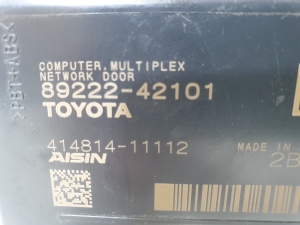 TOYOTA RAV 4 A5 (2019–2026) Control unit 8922242101 - 3