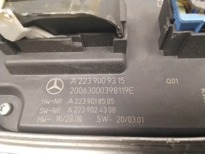 Mercedes Benz S-Class 223 (2020–2026) Light control module A2239009315 - 3