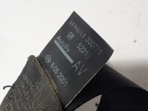 Opel Vivaro A (2001–2014) Sicherheitsgurt vorne 8200300775 - 2