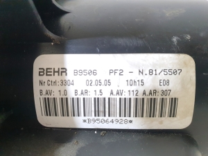 Peugeot 307 I (2000–2009) Heizungsgebläsemotor B9506 - 2