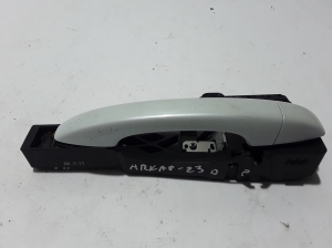Front door external opening handle and its details - 