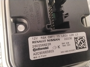 RENAULT Captur (2019–2026) Xenon headlight control unit 260556623R - 3
