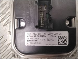 RENAULT Koleos (2016–2026) Xenon headlight control unit 260551225R - 2