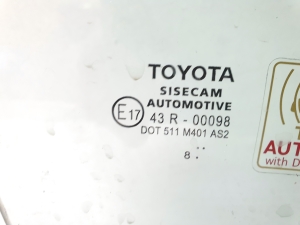 TOYOTA CHR (2016–2026) Esiukse klaas 43R00098 - 3