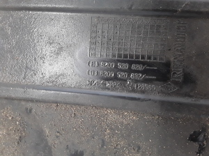 RENAULT Clio III (2005–2012) Unterbodenschutz vorne 8200520829 - 3