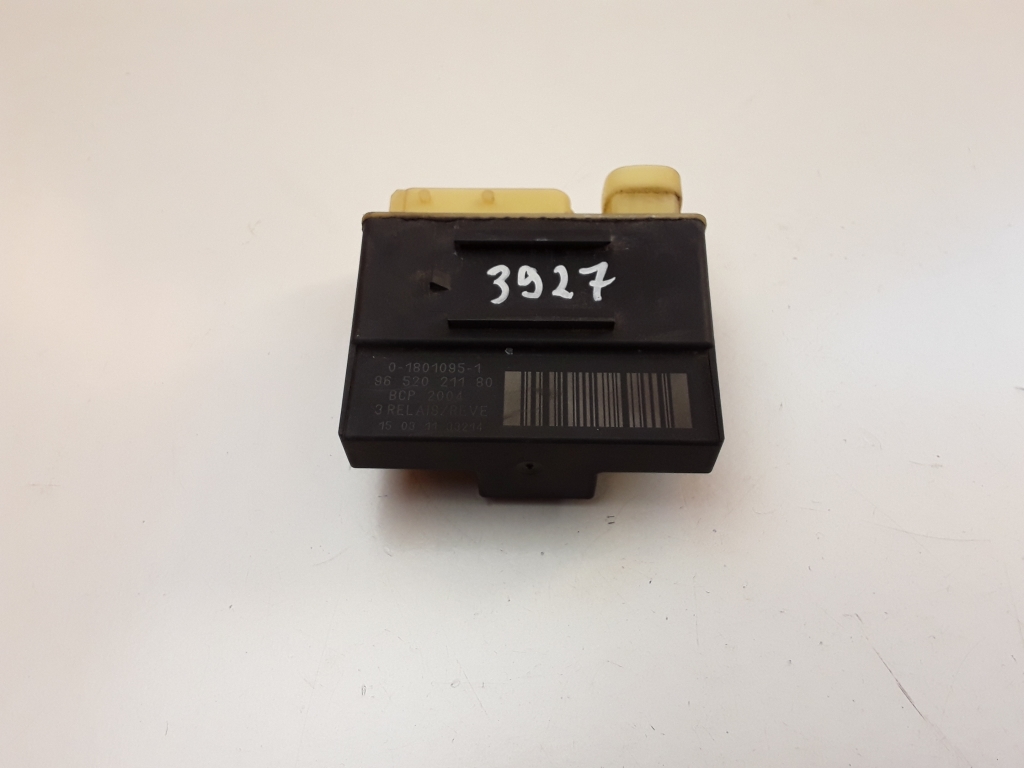 CITROËN Berlingo 2 generation (2008-2023) Cooling fan control unit 9652021180 27554884