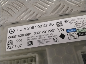 Mercedes Benz C-Class 206 (2021–2026) Juhtplokk A2069002720 - 4