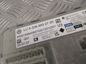 Mercedes Benz C-Class 206 (2021–2026) Juhtplokk A2069002720 - 2