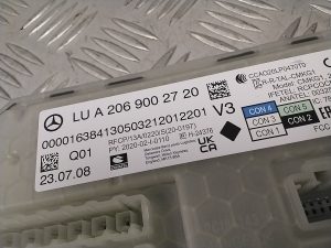 Mercedes Benz C-Class 206 (2021–2026) Juhtplokk A2069002720 - 5