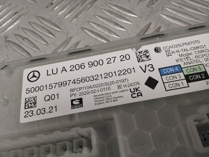 Mercedes Benz C-Class 206 (2021–2026) Juhtplokk A2069002720 - 5