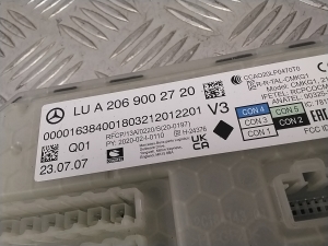 Mercedes Benz EQS 297 (2021–2026) Control unit A2069002720 - 3