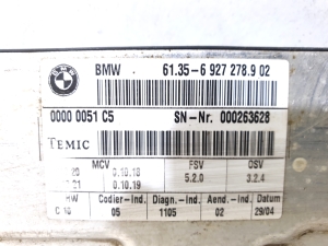 BMW 7 SERIJA E68 (2001–2008) Control unit 61356927278902 - 2