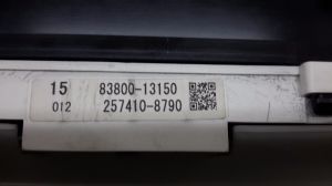 TOYOTA Corola Verso E12 (2001–2004) Mērinstrumentu panelis 8380013150 - 2