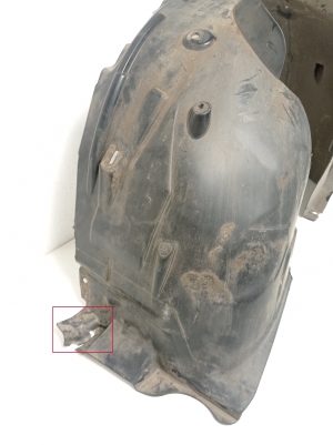 Citroen C3 (2016–2026) Front wheel arch liner 9811931280 - 2