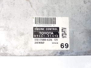 TOYOTA Avensis T25 (2003–2008) Motorsteuergerät 8966105690 - 3
