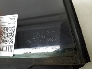 TOYOTA RAV 4 A3 (2005–2012) Aizmugurējo sānu durvju trīsstūrveida stikls 6812342110 - 2